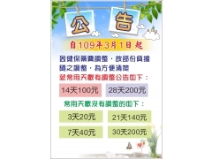 109年3月1日起，調整健保藥費部份負擔